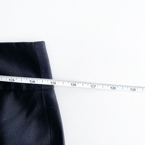 Banana Republic Women's Stretch Straight Pencil Skirt Wool Black Lined Size 2 - Picture 8 of 9